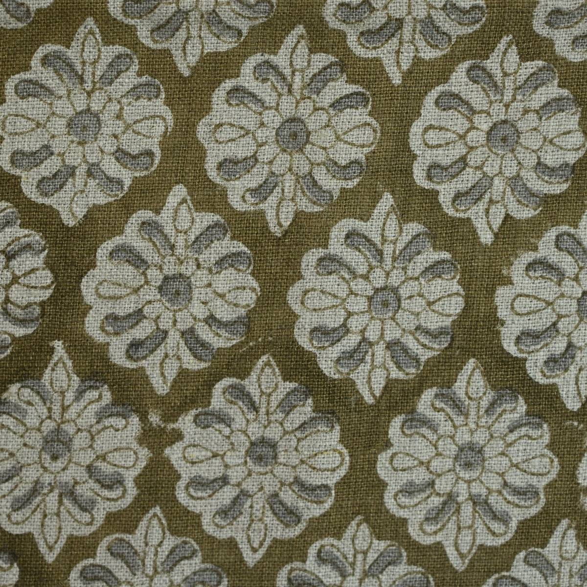 Casey Traditional Cotton Block Print Fabric