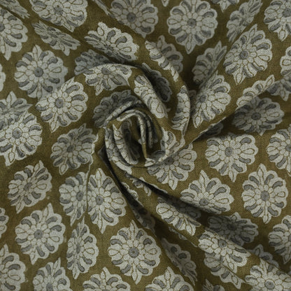 Casey Traditional Cotton Block Print Fabric