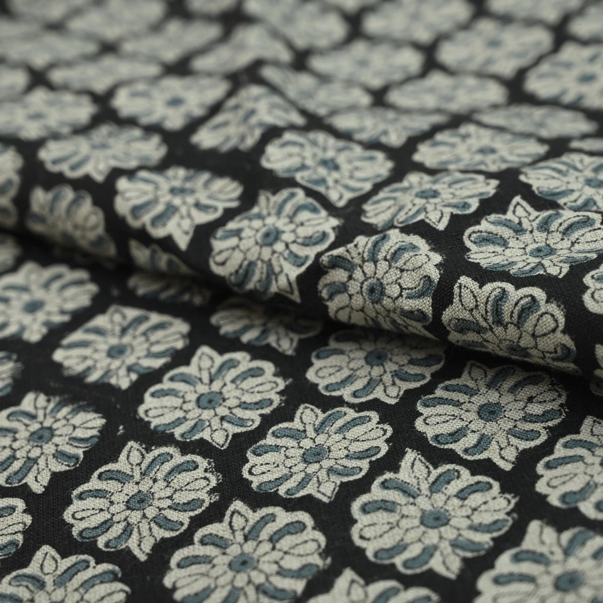 Casey Traditional Cotton Block Print Fabric