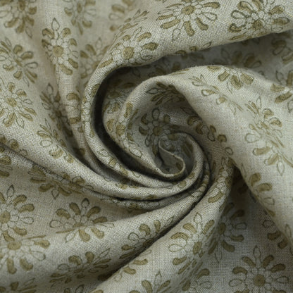 Casey Traditional Cotton Block Print Fabric