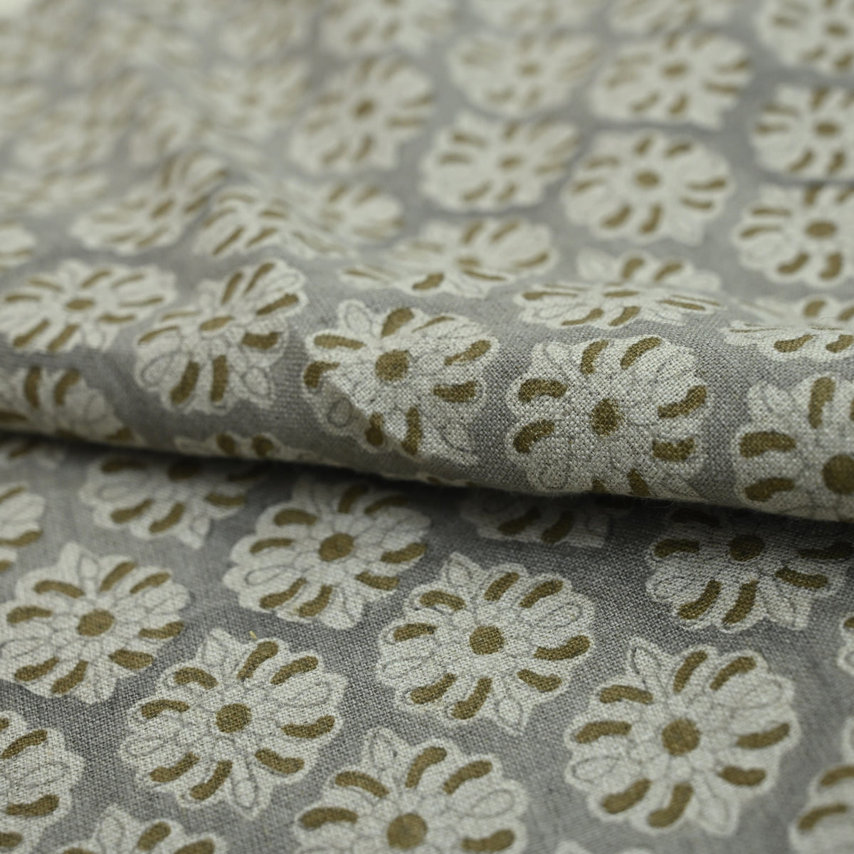 Casey Traditional Cotton Block Print Fabric