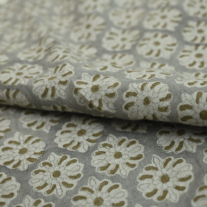 Casey Traditional Cotton Block Print Fabric