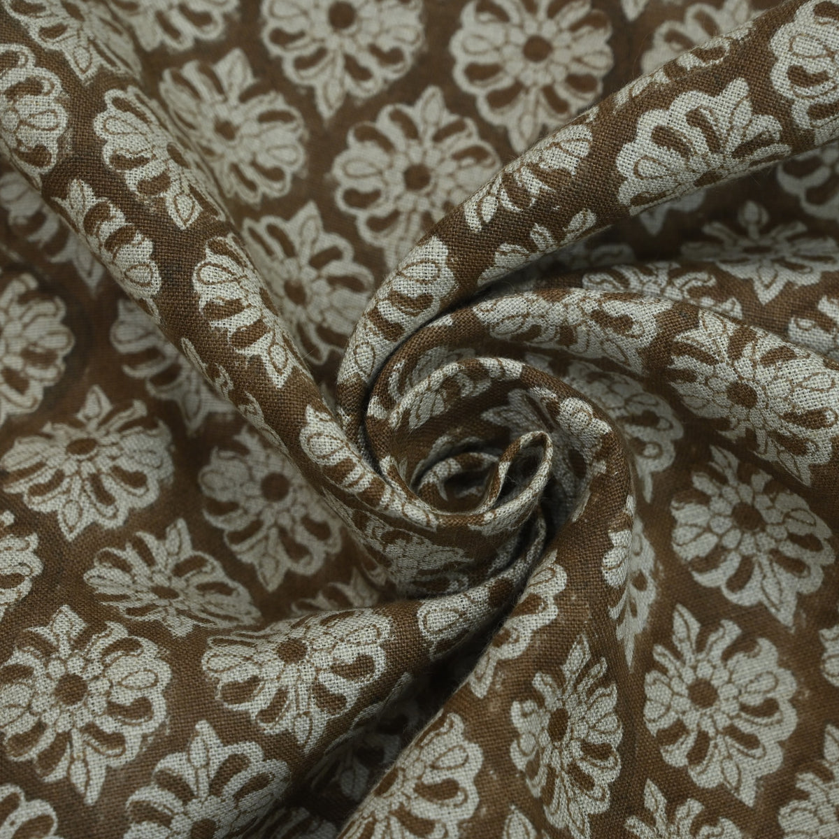 Casey Traditional Cotton Block Print Fabric