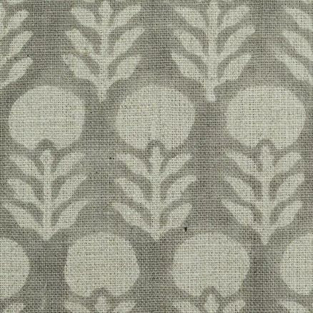 Artisan Block Print Linen Fabric -  8