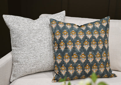 Ariana Amber Block Print Pillow Cover