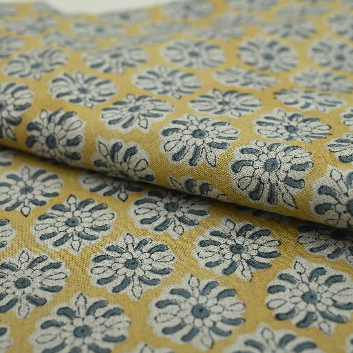 Casey Traditional Cotton Block Print Fabric