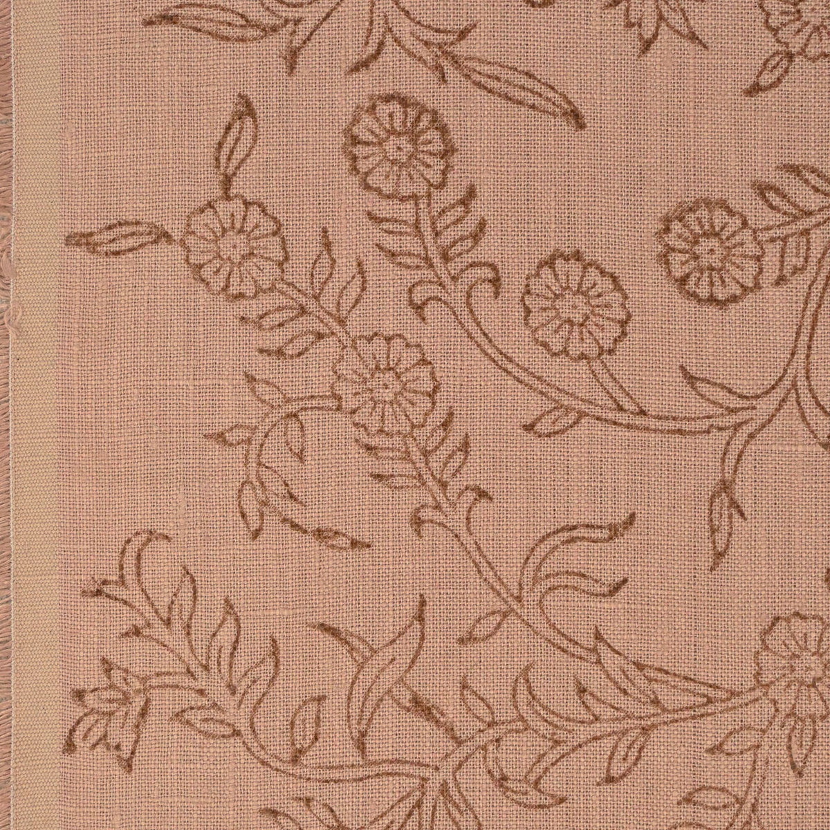 Bailey Handmade Floral Linen Fabric