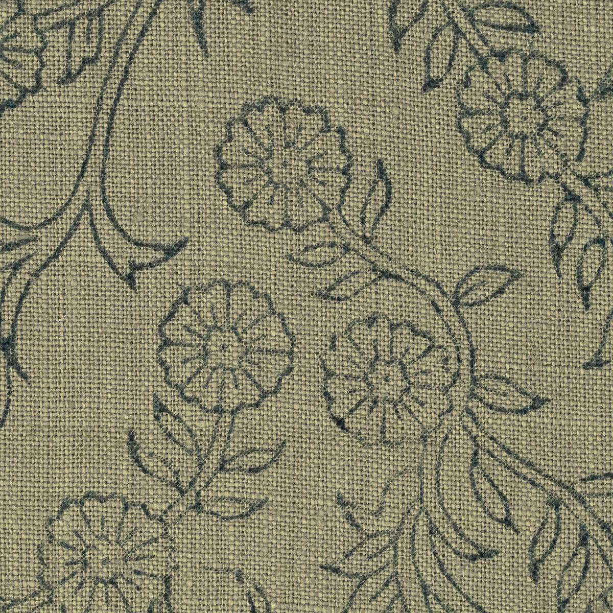 Bailey Handmade Floral Linen Fabric