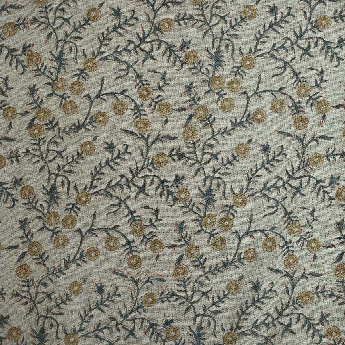 Bailey Handmade Floral Linen Fabric