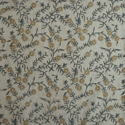Bailey Handmade Floral Linen Fabric