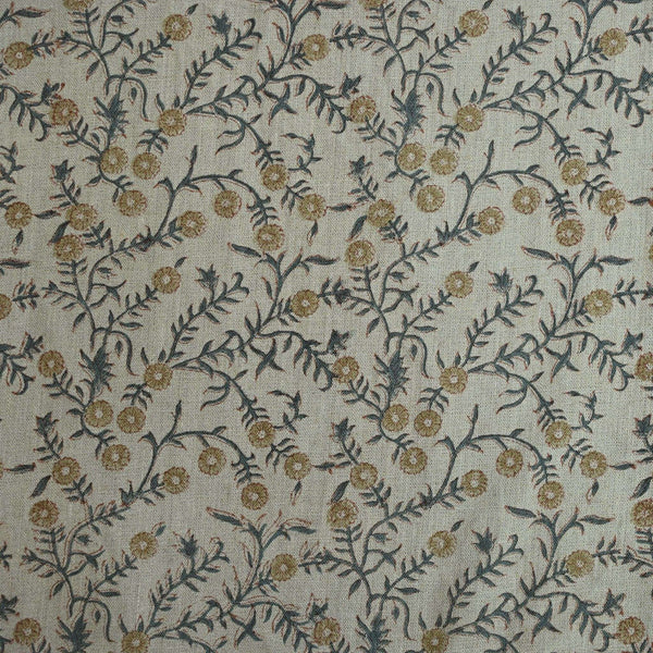 Bailey Handmade Floral Linen Fabric