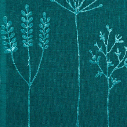 Eimaj Botanical Block Print  Linen Fabric