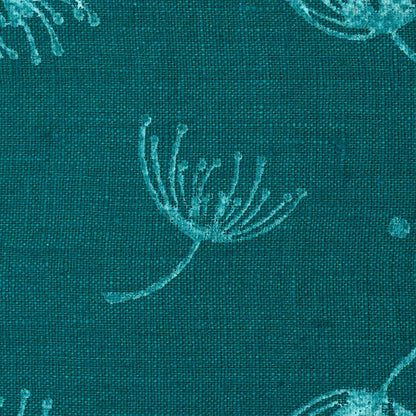 Xileo Botanical Block Print Linen Fabric