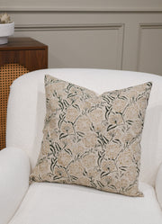 Amber Block Print Pillow Cover
