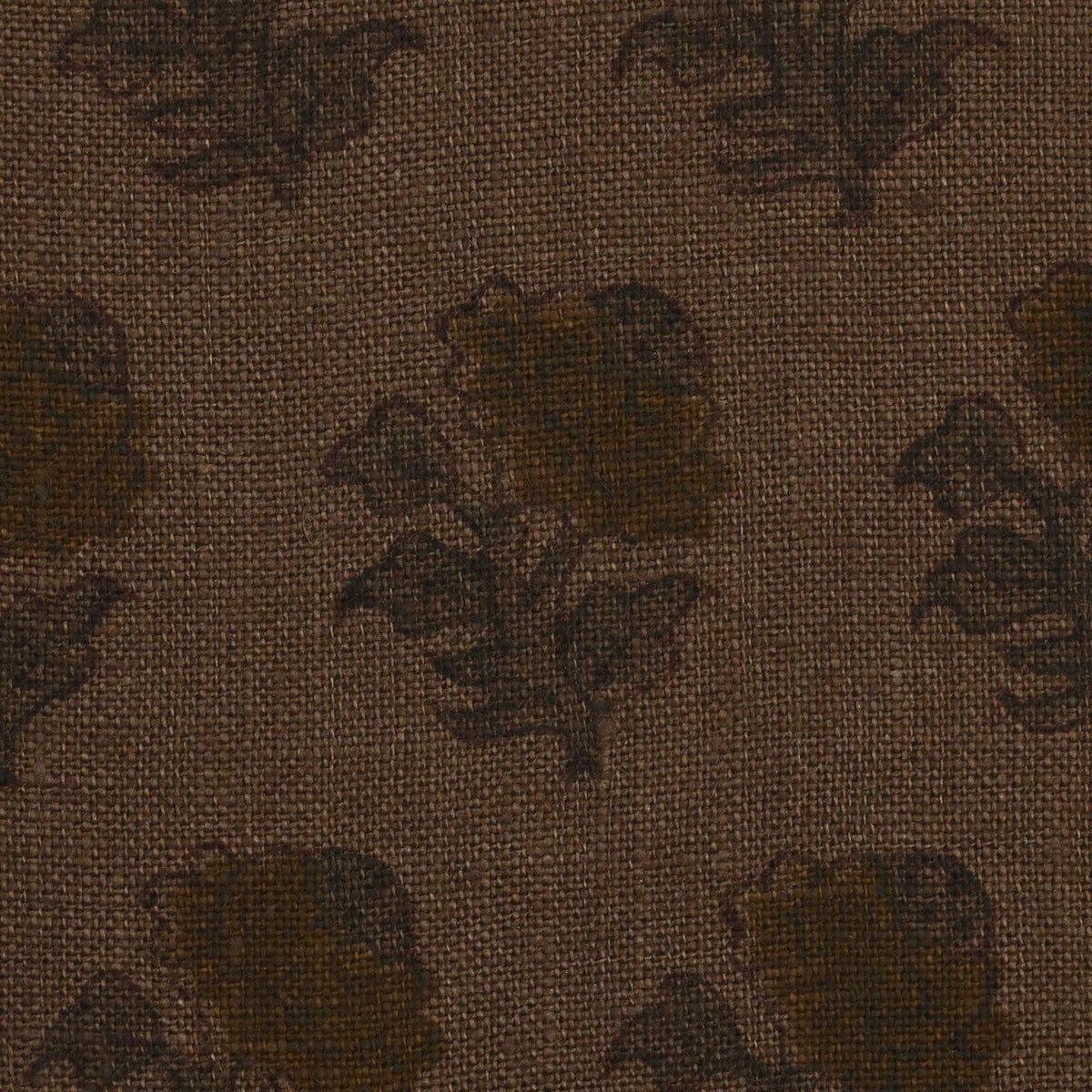 Kenzie Botanical Hand Block Linen Fabric