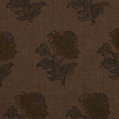 Kenzie Botanical Hand Block Linen Fabric