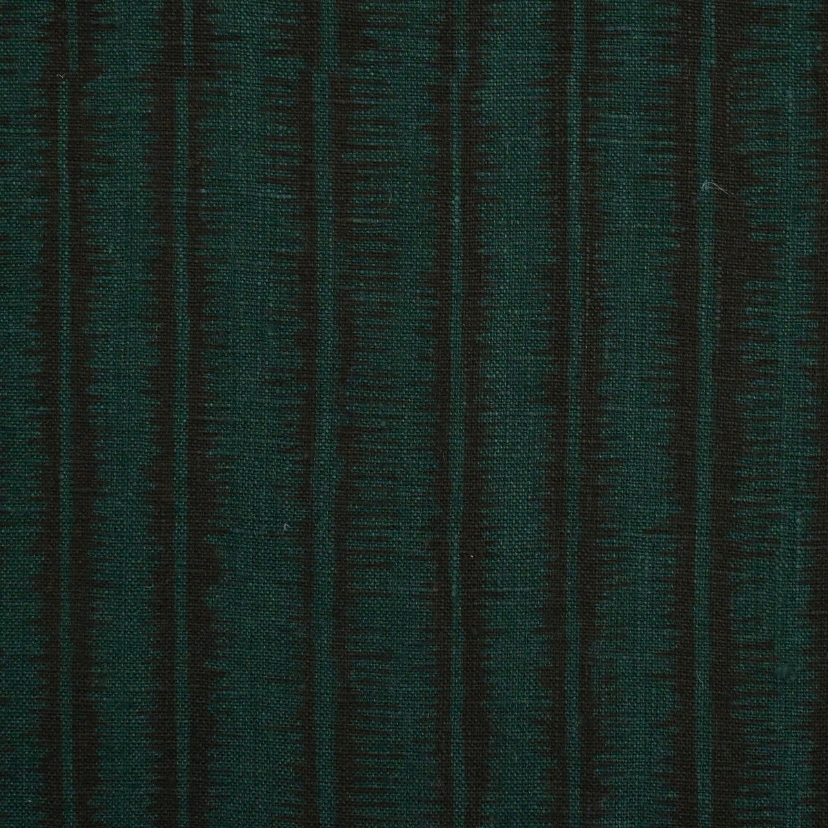 Acire Stripe Linen Block Print Fabric