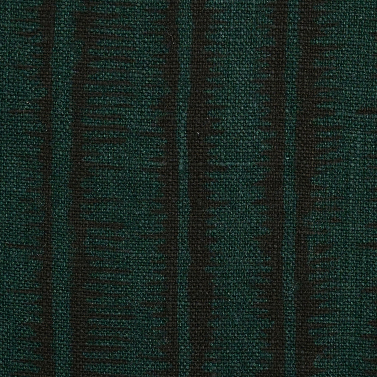 Acire Stripe Linen Block Print Fabric