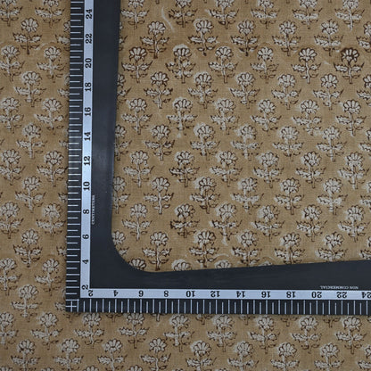 Frances Botanical Hand Block Linen Fabric