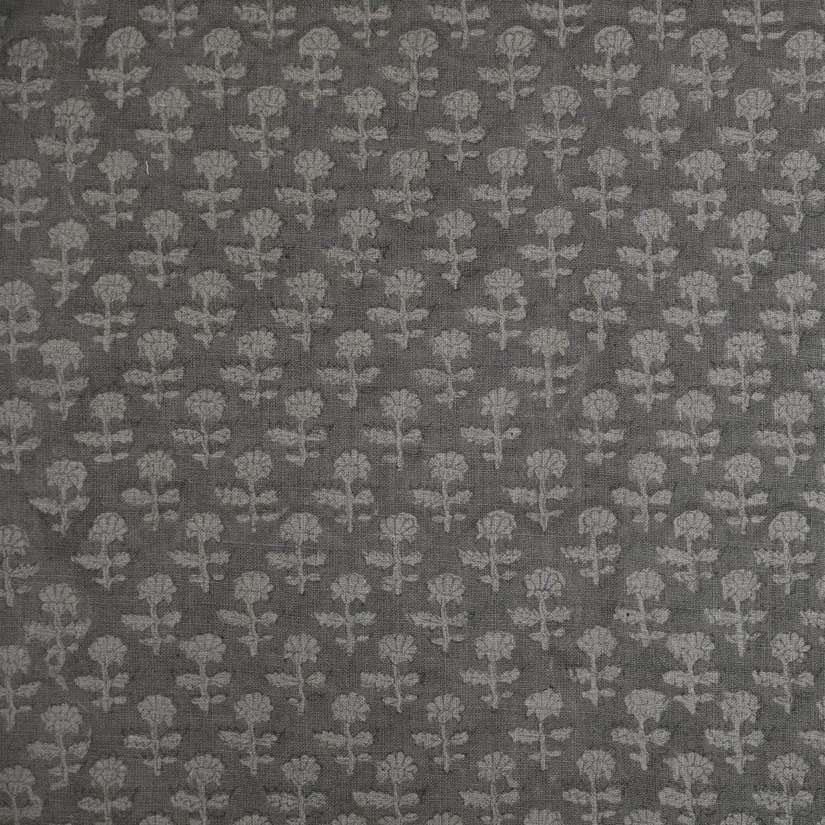 Frances Botanical Hand Block Linen Fabric