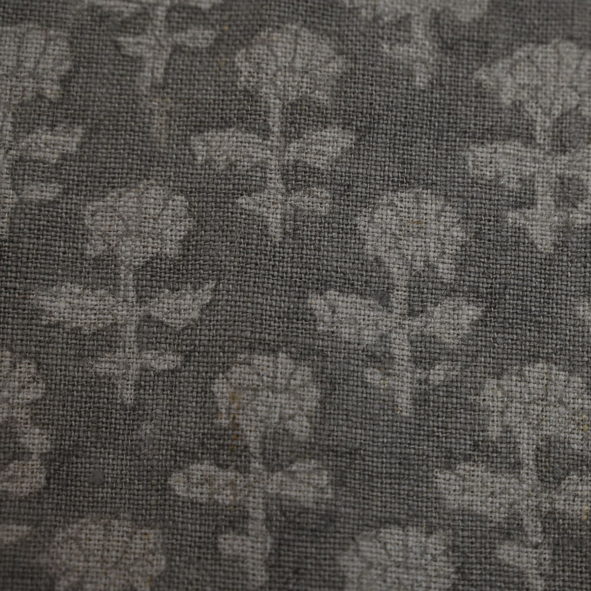 Frances Botanical Hand Block Linen Fabric