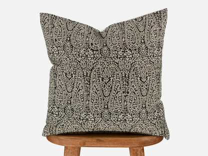 Eleanor Block Print Pillow Cover