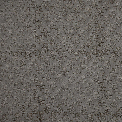 Frances Botanical Hand Block Linen Fabric