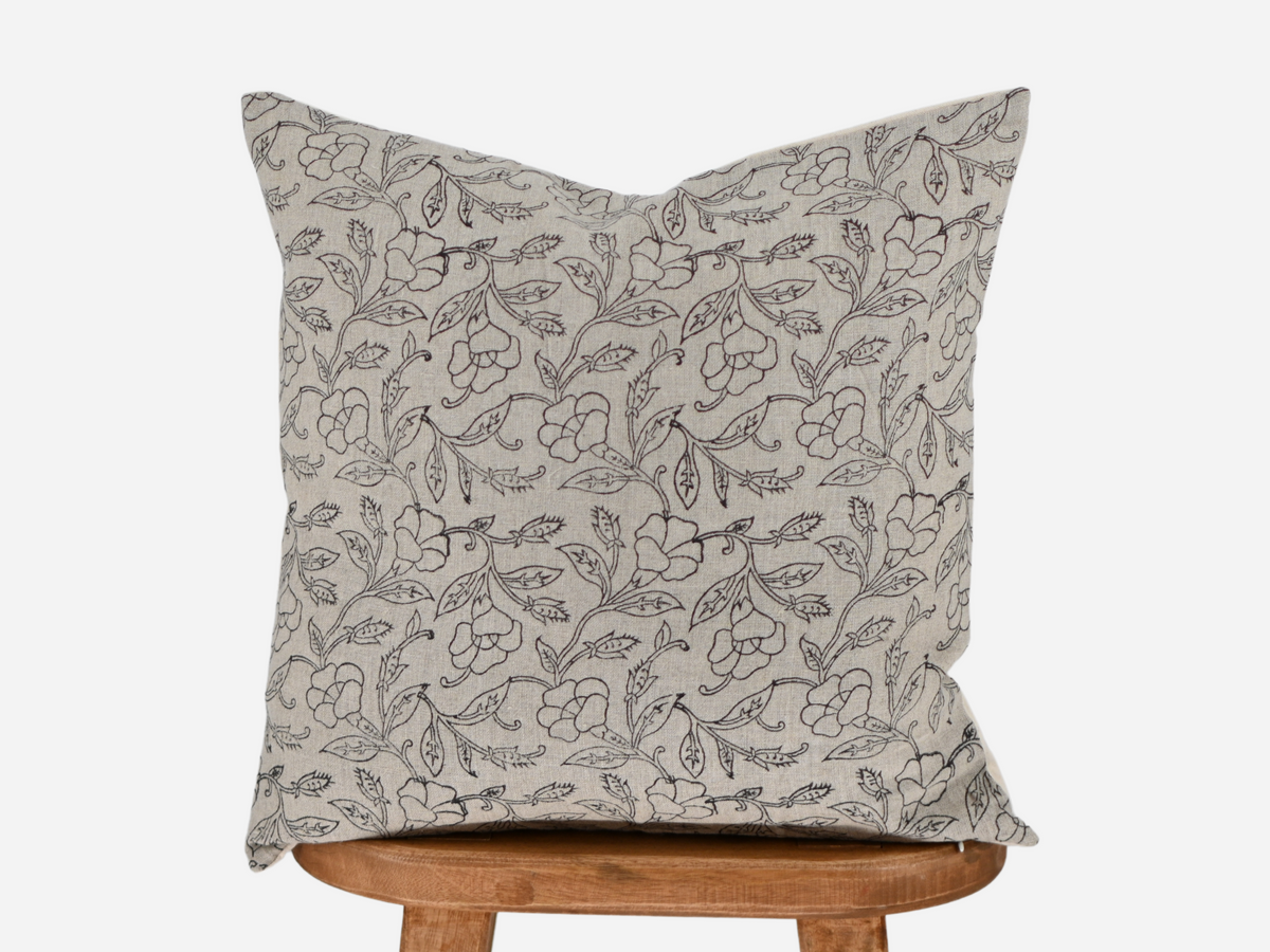 Adele Block Print Pillow Cover
