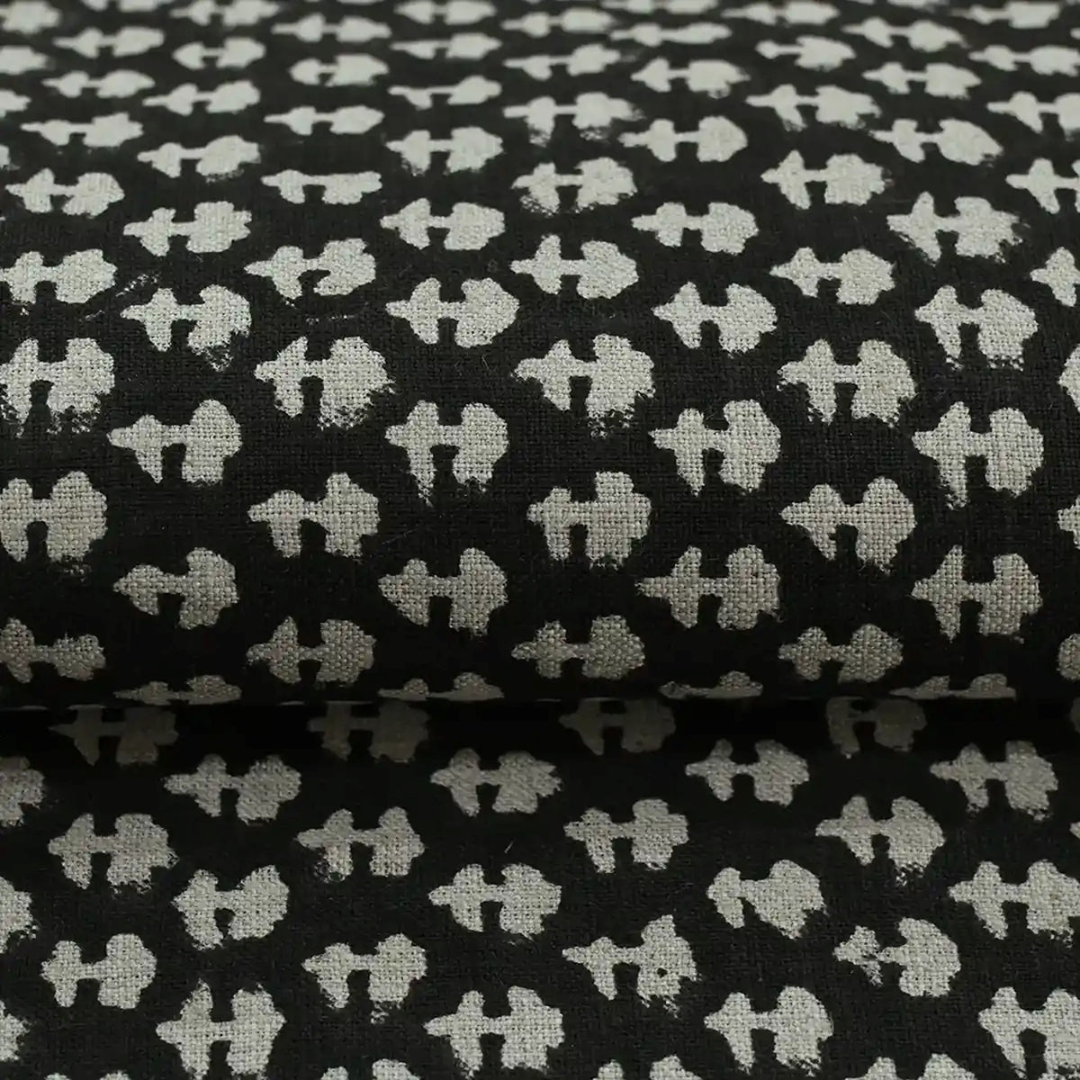 Margaret Geometric Hand Block Printe Fabric