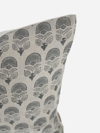 Butterfly Geometric Block Print Pillow Cover