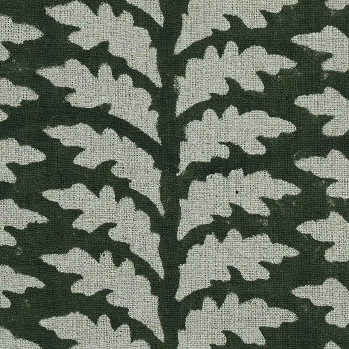 Fiona Hand Block Print Linen Fabric