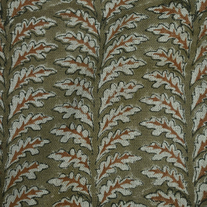 Fiona Hand Block Print Linen Fabric