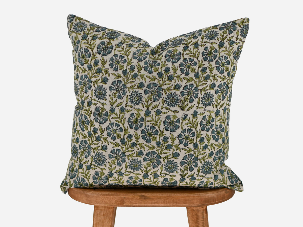Farrah Block Print Pillow Cover
