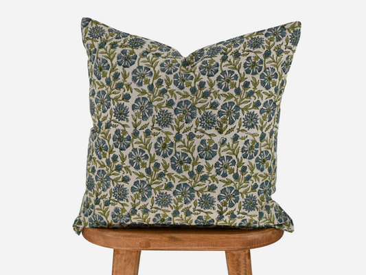 Farrah Block Print Pillow Cover
