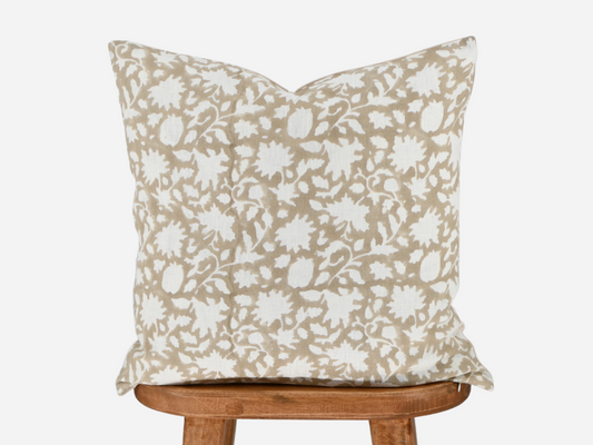 Bethany Block Print Pillow Cover