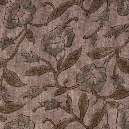 Whitley Floral Hand Block Printe Fabric