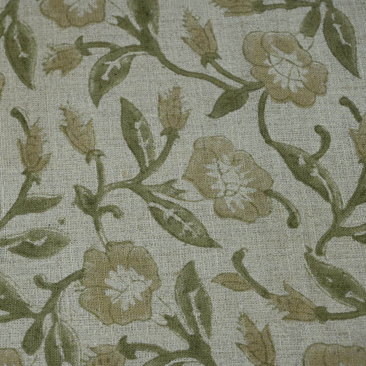 Whitley Floral Hand Block Printe Fabric