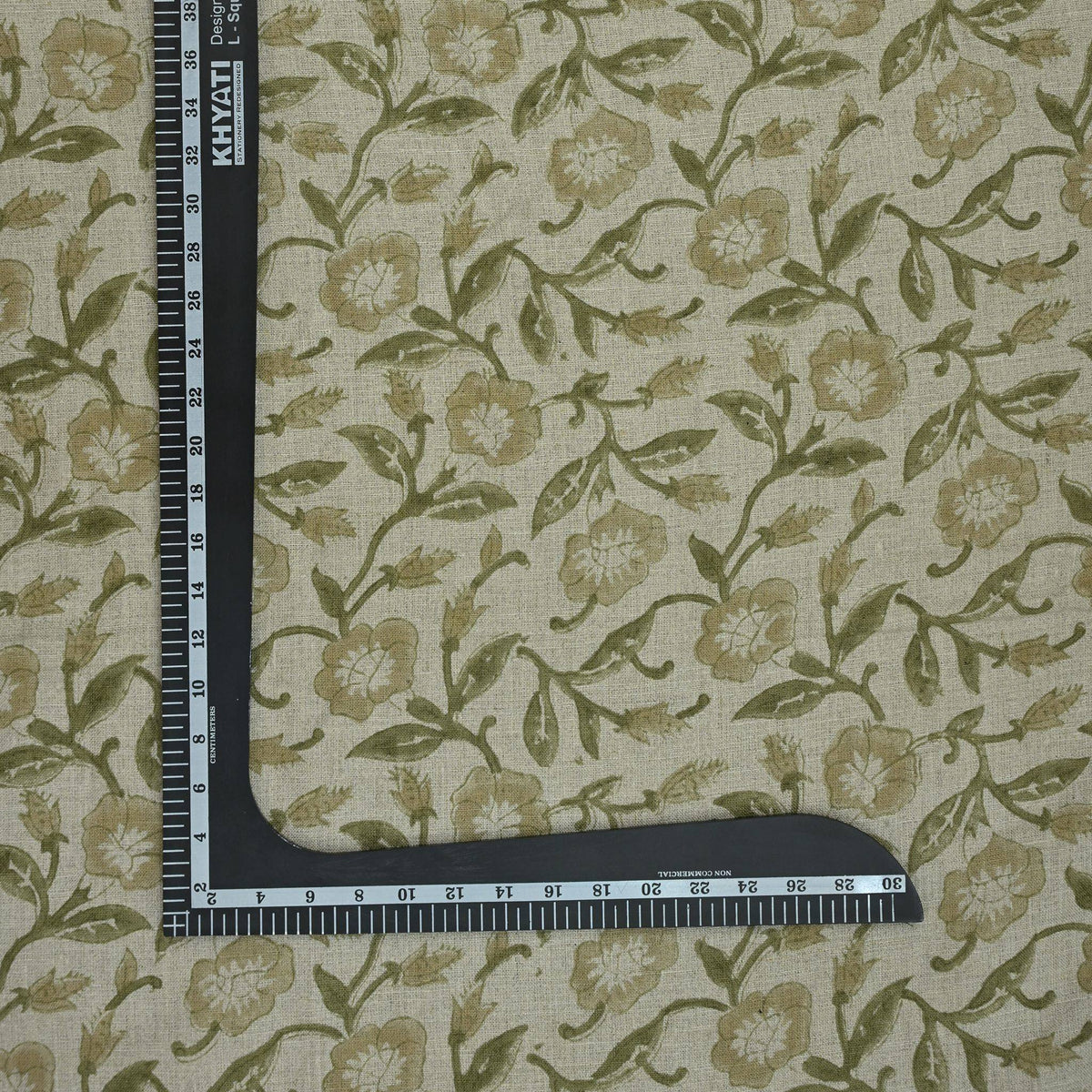 Whitley Floral Hand Block Printe Fabric