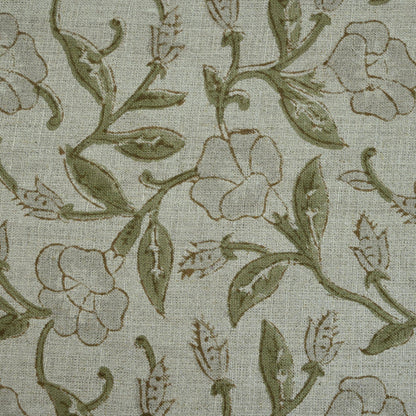 Whitley Floral Hand Block Printe Fabric