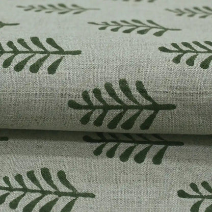 Zorion Hand Block Printed Linen Fabric