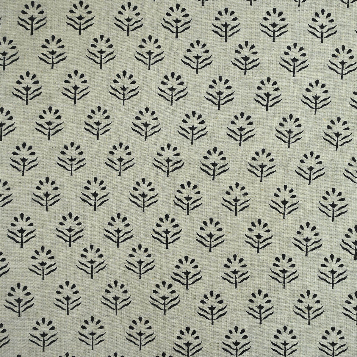 Frocl Floral Hand Block Print Linen Fabric