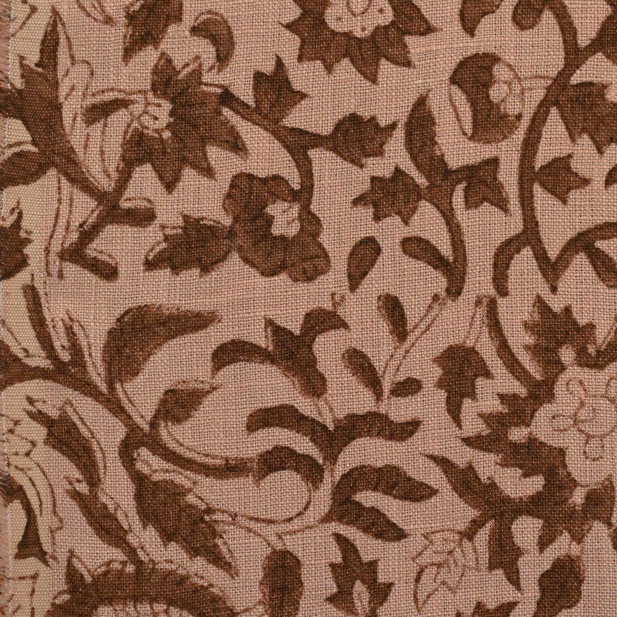 Oguh Traditional Block Print Solid Linen Fabric