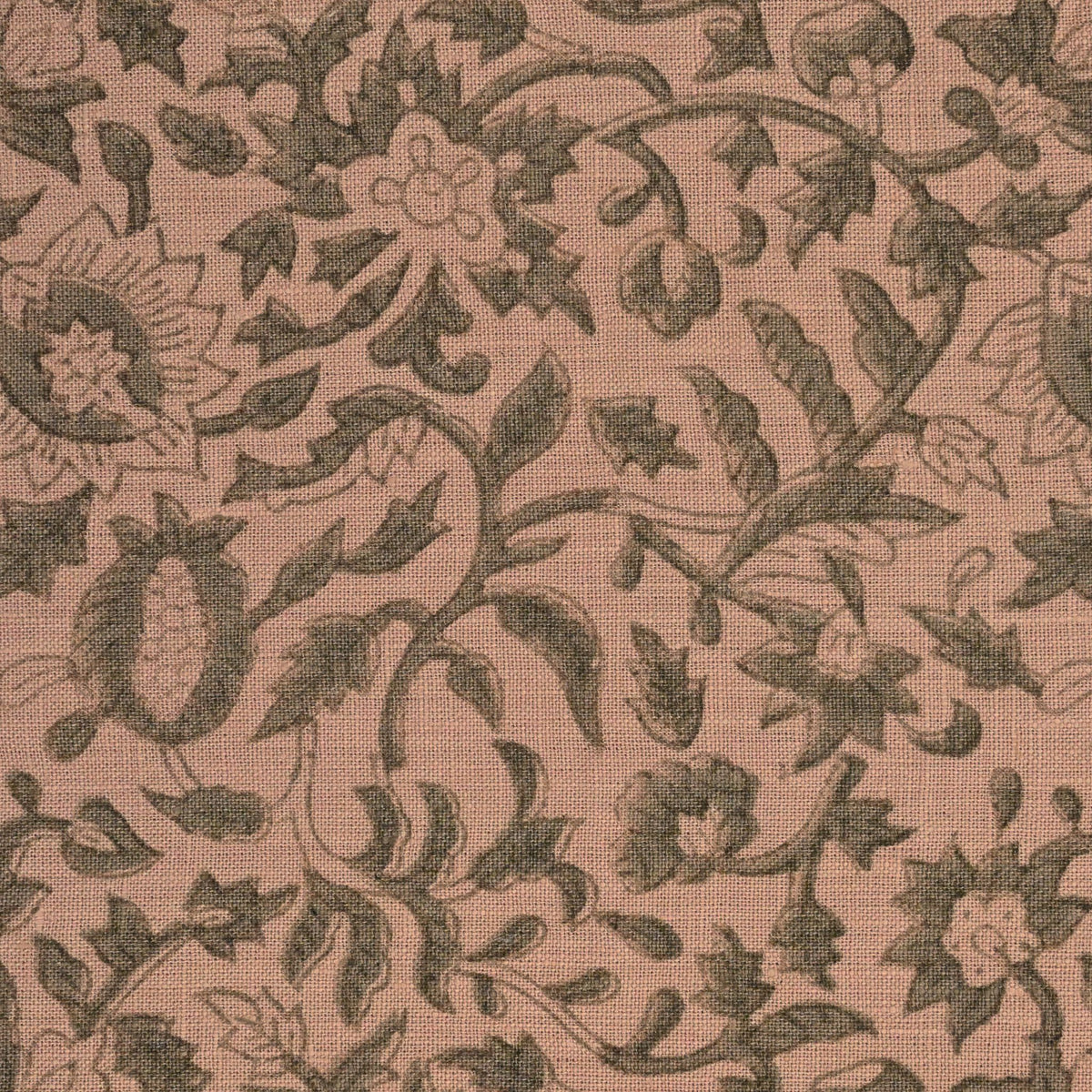 Oguh Traditional Block Print Solid Linen Fabric