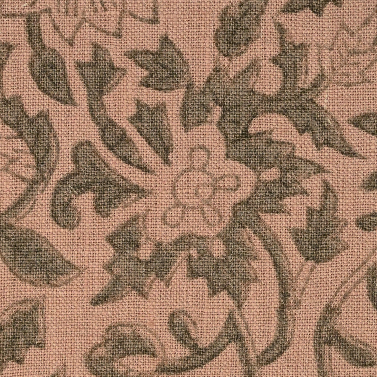Oguh Traditional Block Print Solid Linen Fabric