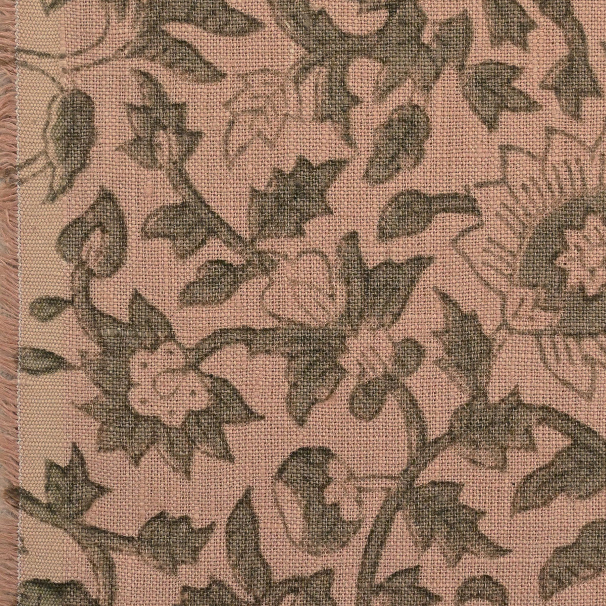 Oguh Traditional Block Print Solid Linen Fabric