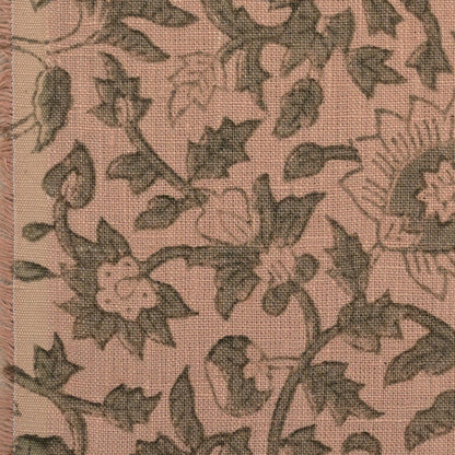 Oguh Traditional Block Print Solid Linen Fabric
