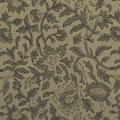 Oguh Traditional Block Print Solid Linen Fabric