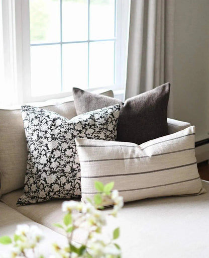 Franny Woven Pillow Cover - Maple Village Lane