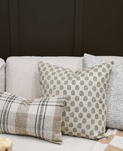 Autumn Block Print Pillow Cover