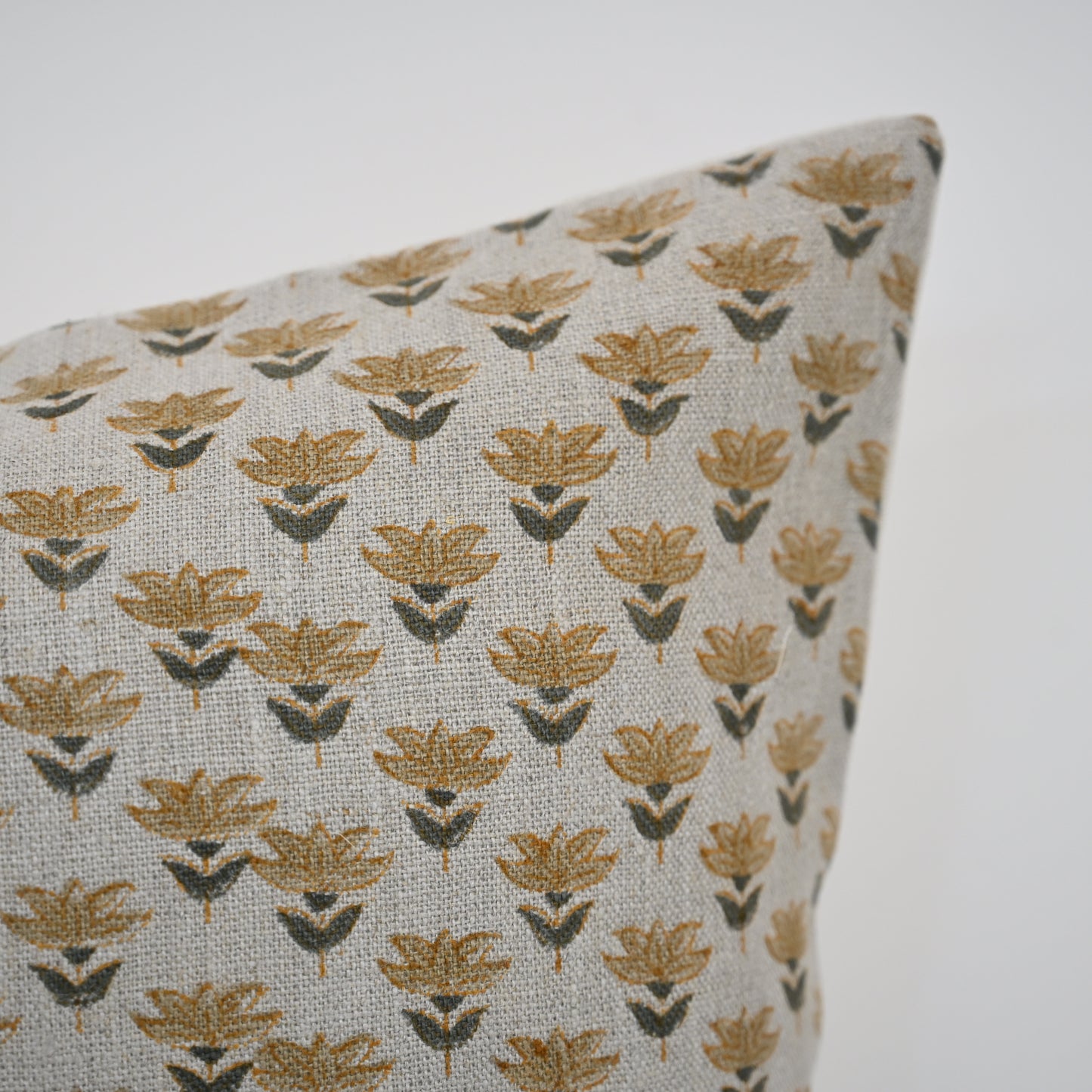 Destiny Charcoal Block Print Pillow Cover